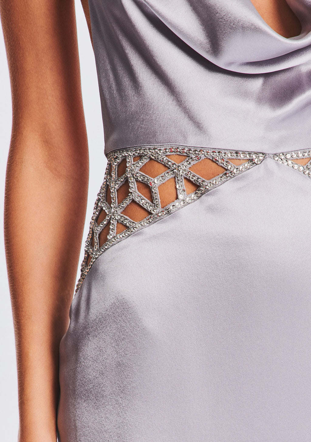Chantelle Dress by retrofête in Mink Grey, product image 2