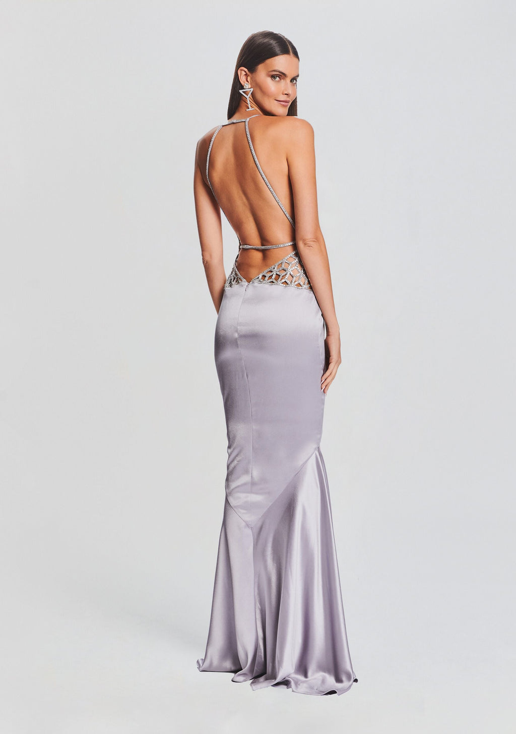 Chantelle Dress by retrofête in Mink Grey, product image 4