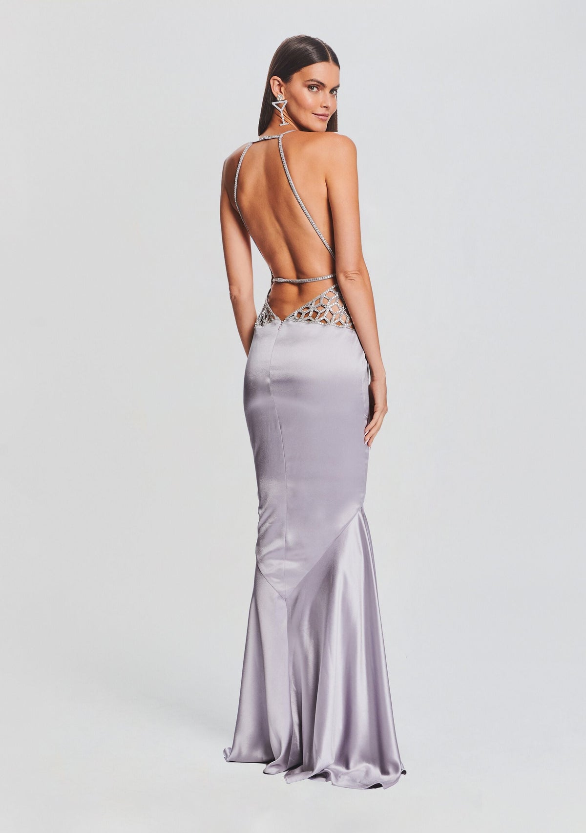 Chantelle Dress by retrofête in Mink Grey, product image 4