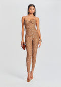 Elodie Sequin Jumpsuit by retrofête in Tannin, product image 1