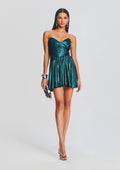 Jayda Dress by retrofête in Aquamarine, product image 1