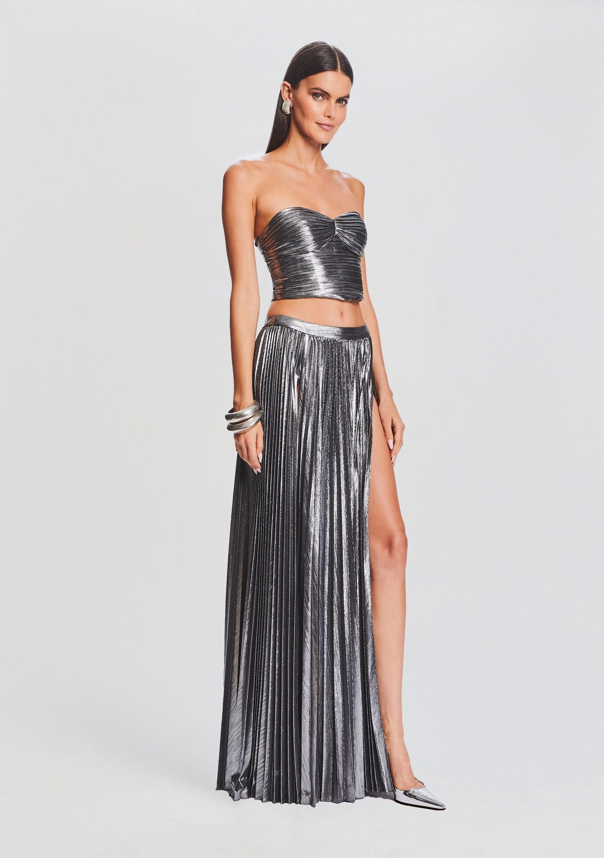 Liana Top by retrofête in Gunmetal, product image 3