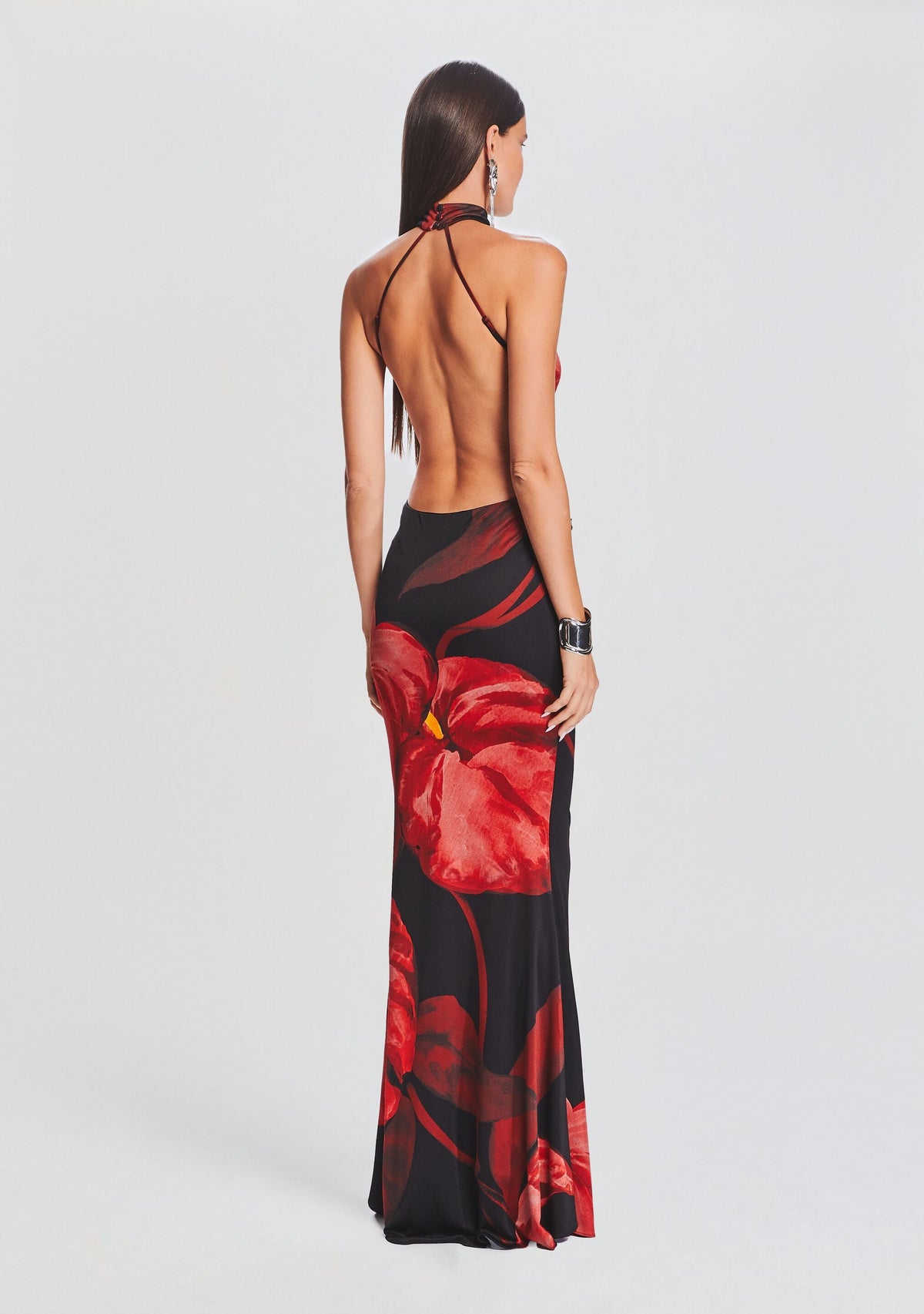 Mabel Dress by retrofête in Red Anthurium, product image 4