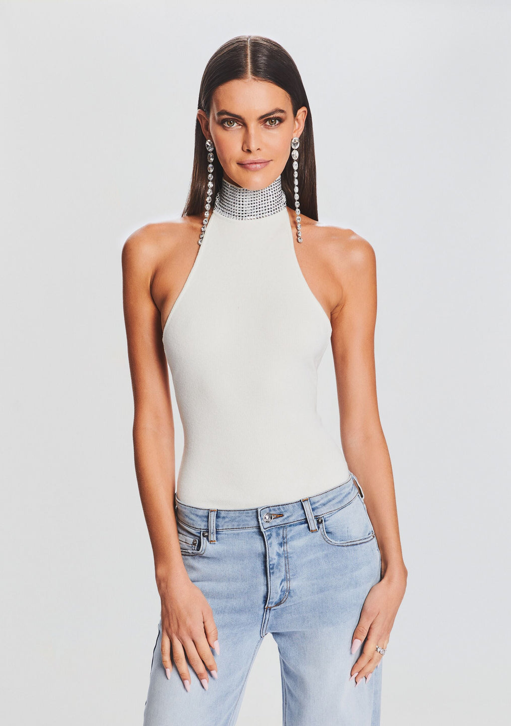 Maci Bodysuit by retrofête in White, product image 1