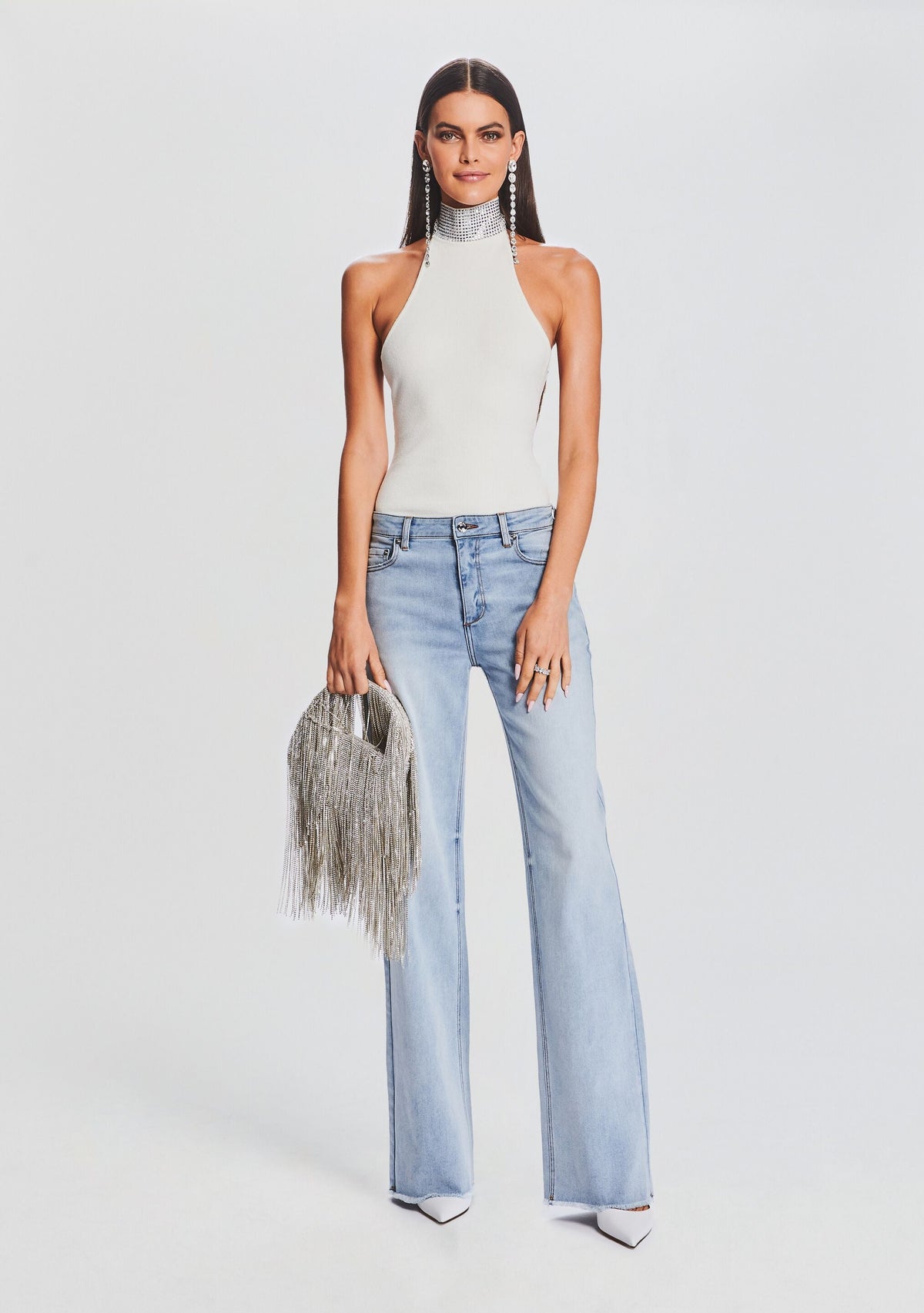 Maci Bodysuit by retrofête in White, product image 2