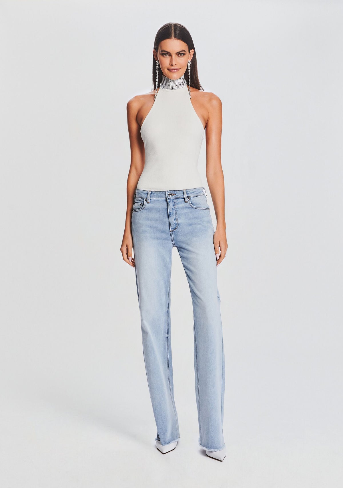 Maci Bodysuit by retrofête in White, product image 5