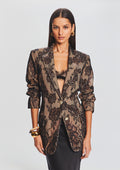 Ophelia Lace Jacket by retrofête in Tannin, product image 1