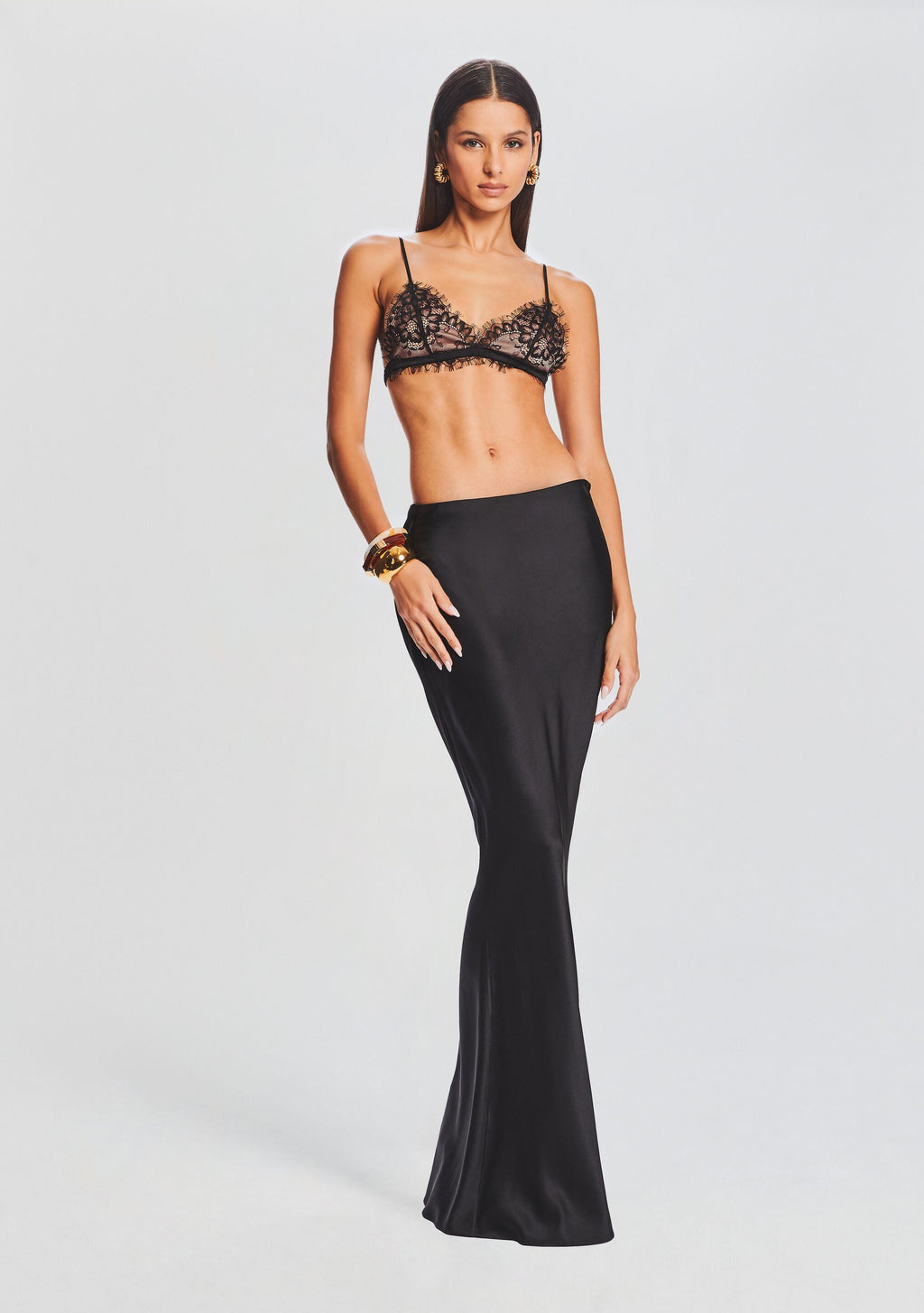 Marna Lace Bra by retrofête in Black, product image 5