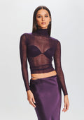 Piper Sweater by SEROYA in Eggplant, product image 1
