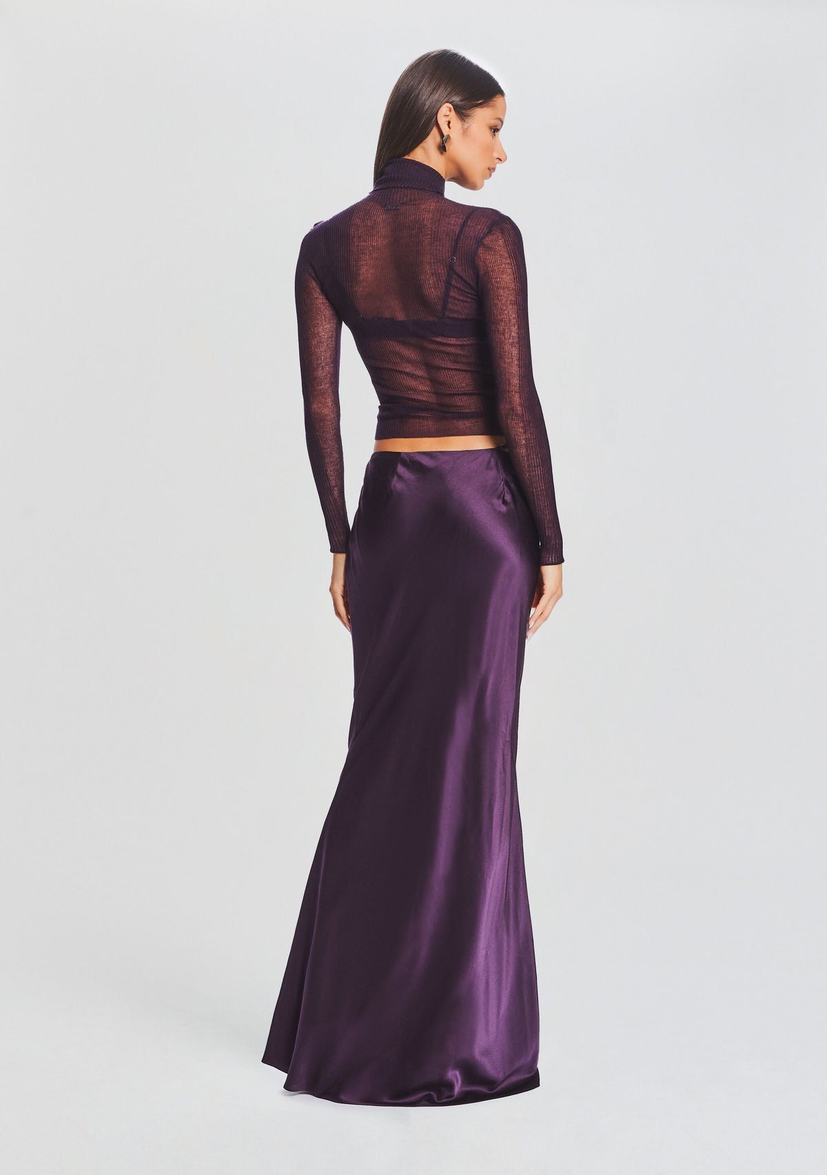 Piper Sweater by SEROYA in Eggplant, product image 4