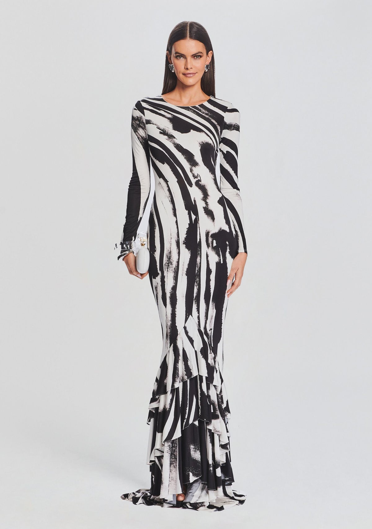 Sara Dress by retrofête in Zebra Ink, product image 2