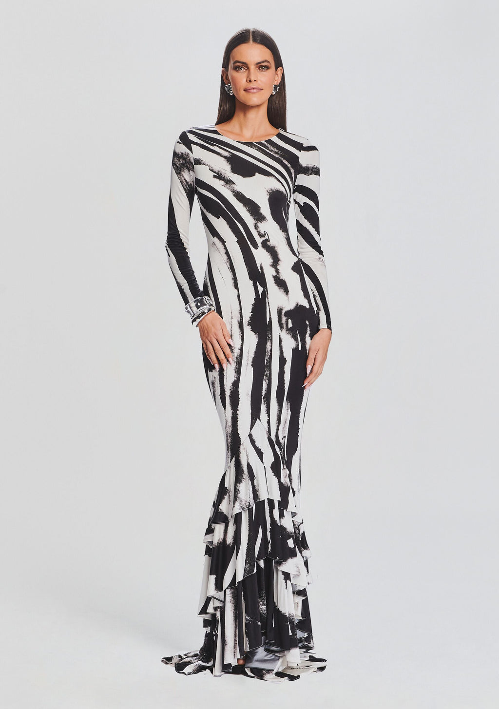 Sara Dress by retrofête in Zebra Ink, product image 5