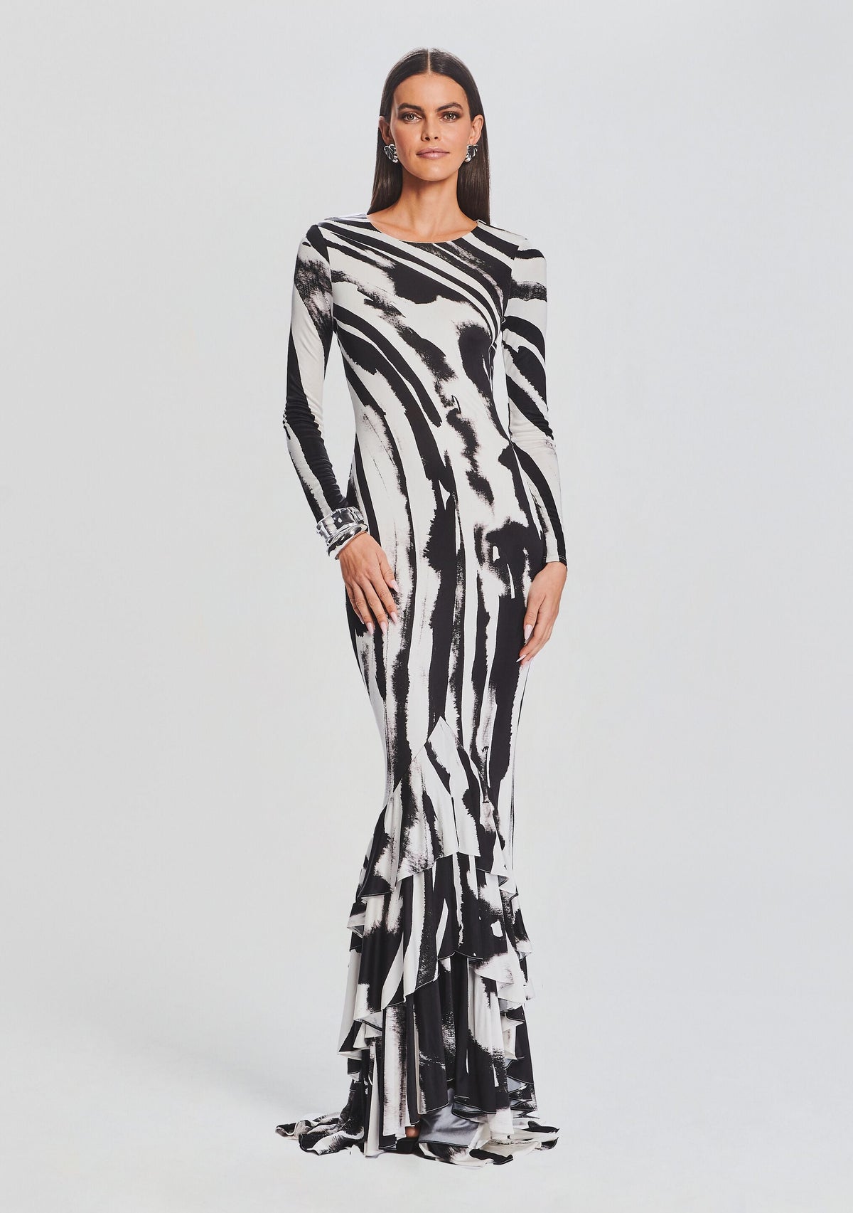 Sara Dress by retrofête in Zebra Ink, product image 5