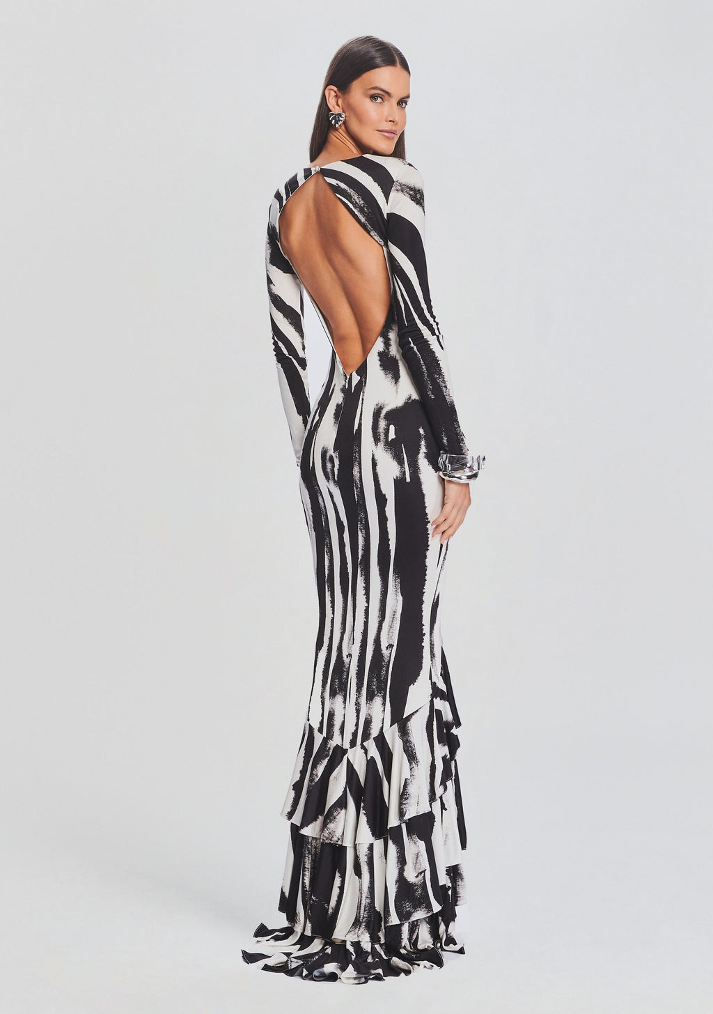 Sara Dress by retrofête in Zebra Ink, product image 1