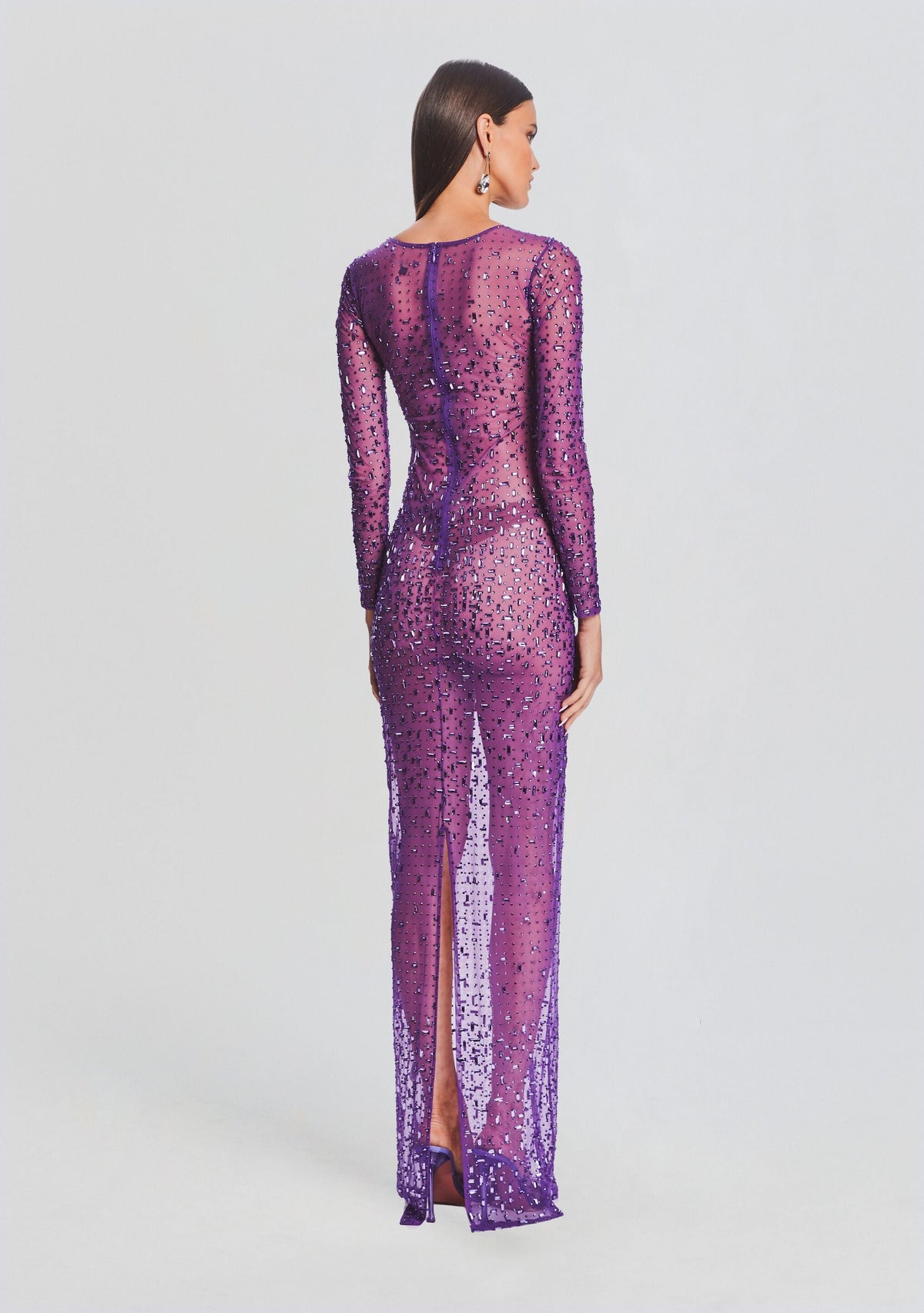 Vinci Sequin Dress by retrofête in Amethyst, product image 4