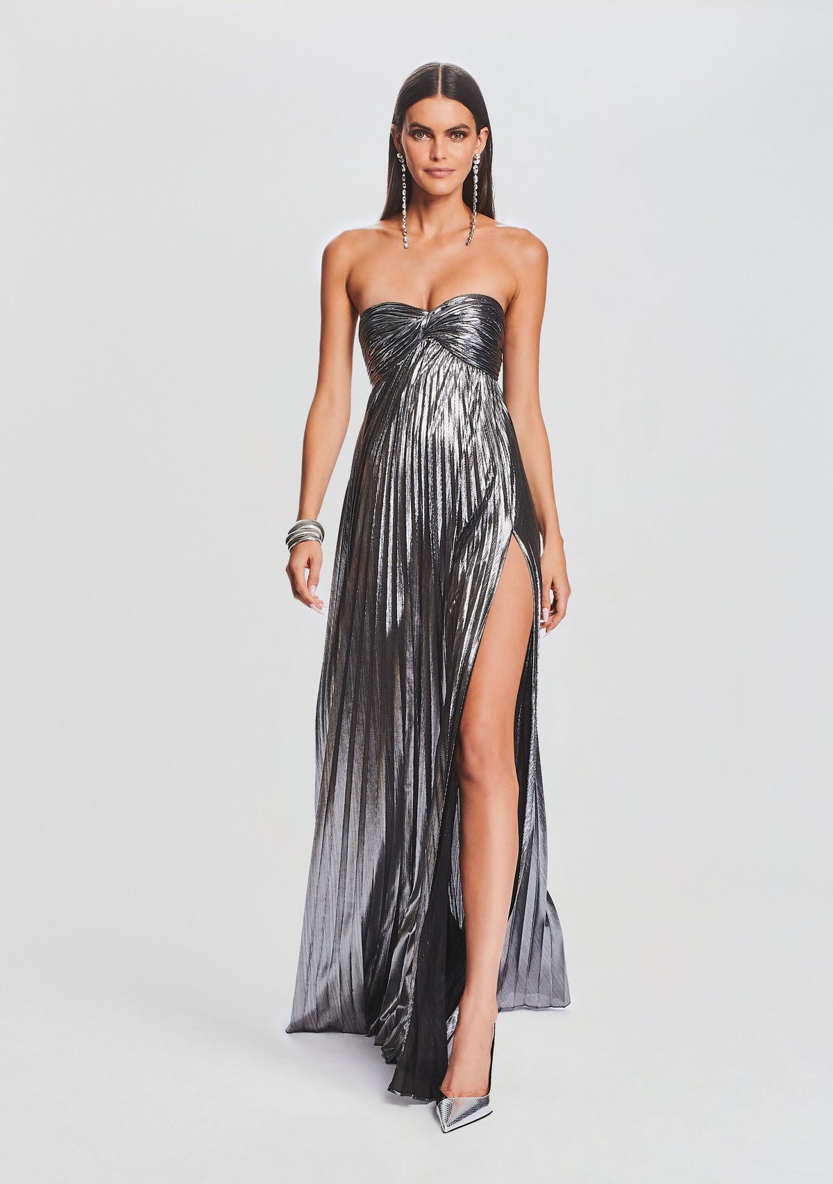 Zoa Dress by retrofête in Gunmetal, product image 5