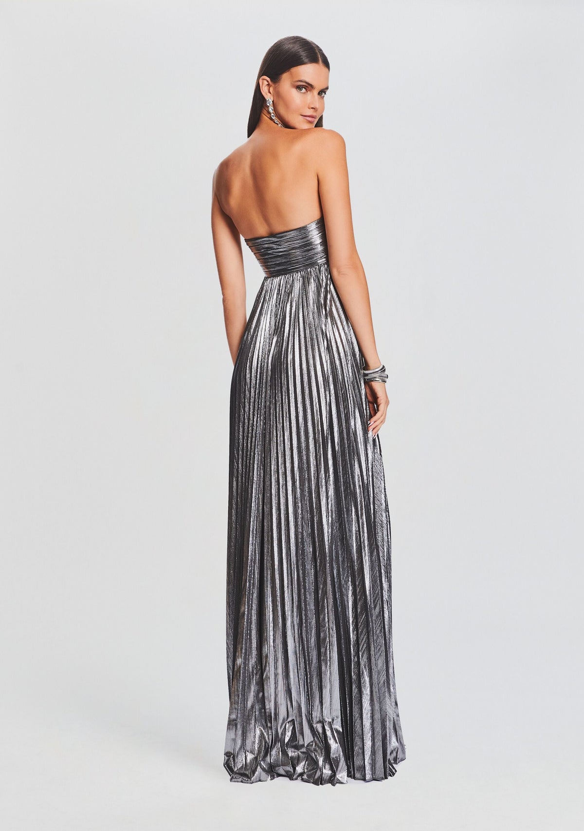 Zoa Dress by retrofête in Gunmetal, product image 4