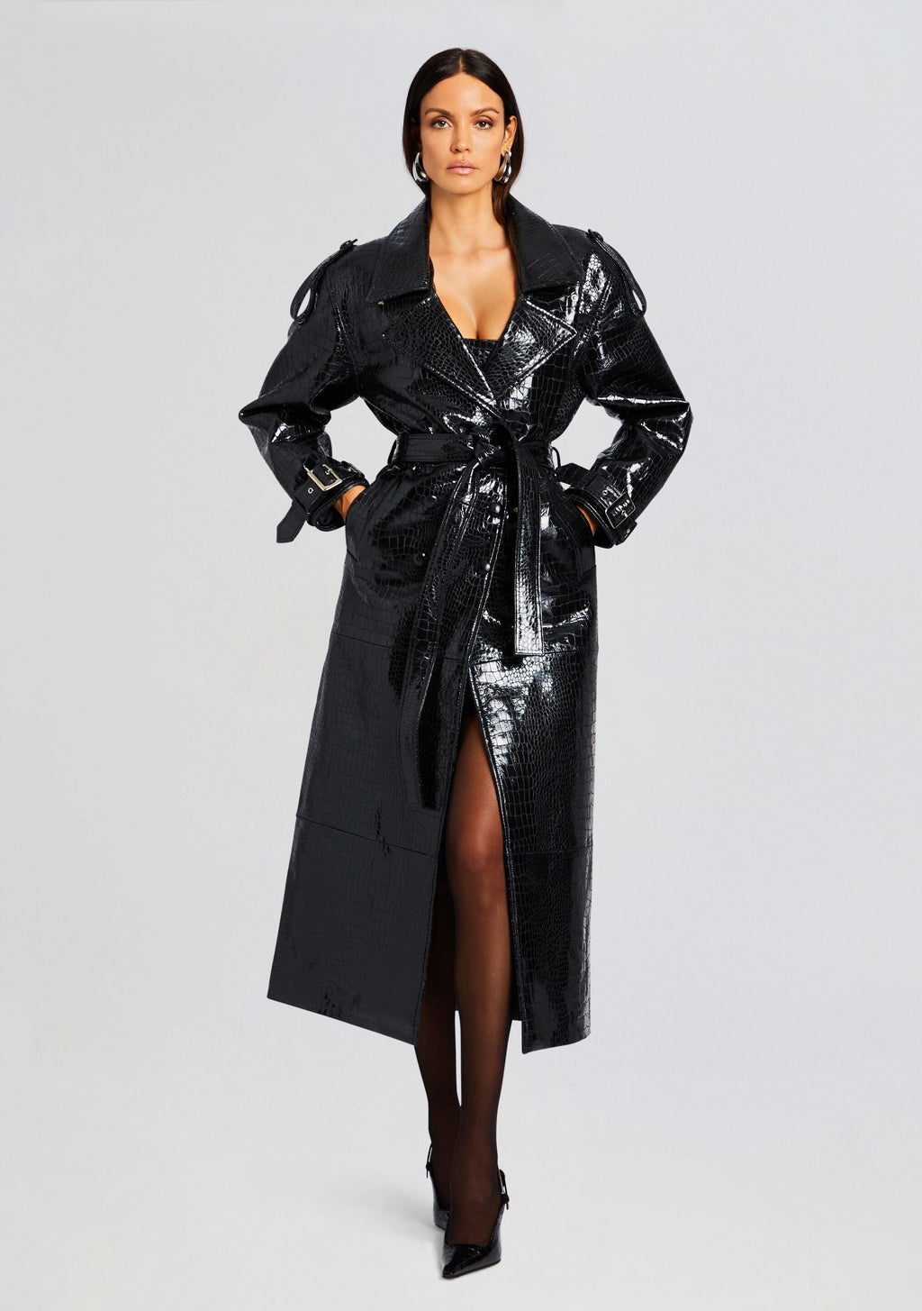 Angie Leather Jacket by retrofête in Black, product image 1