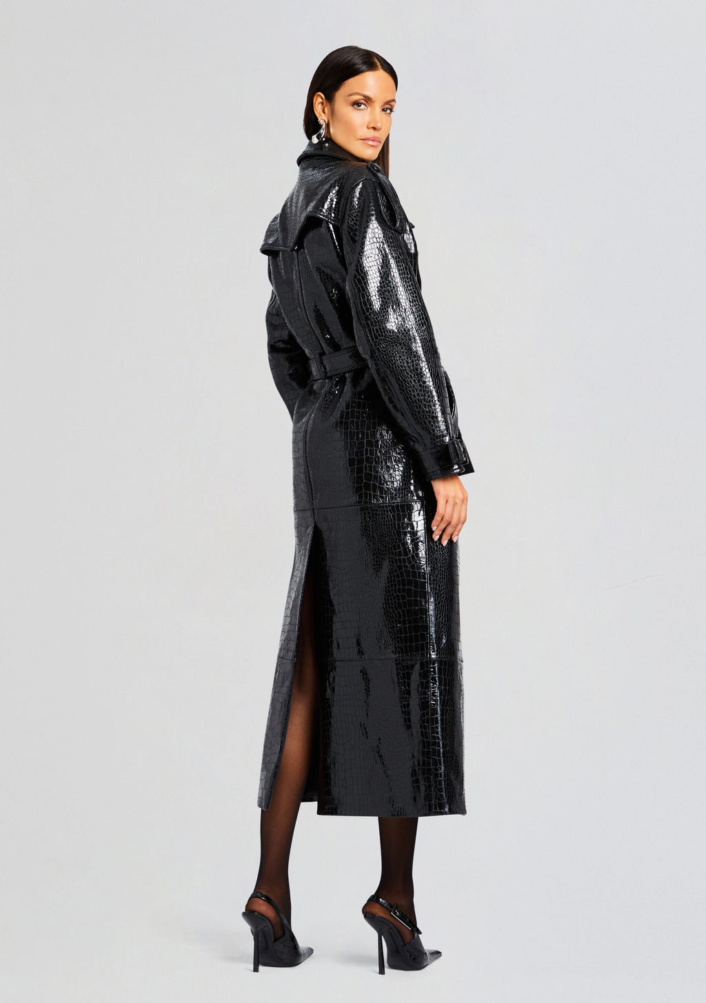 Angie Leather Jacket by retrofête in Black, product image 3