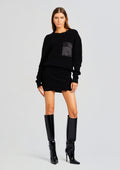 Daniella Sweater Dress by SEROYA in Black, product image 1