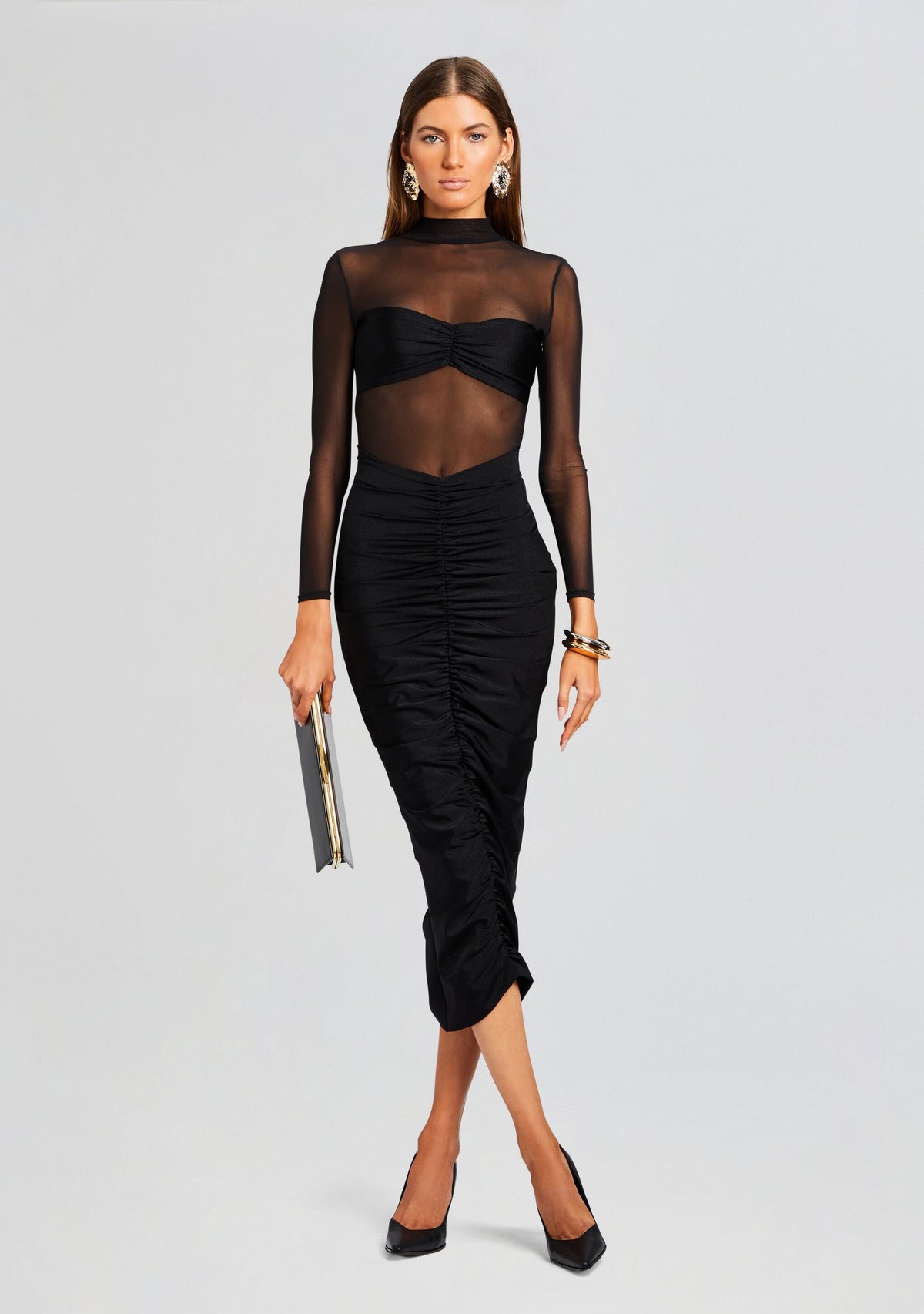 Levina Dress by SEROYA in Black, product image 5