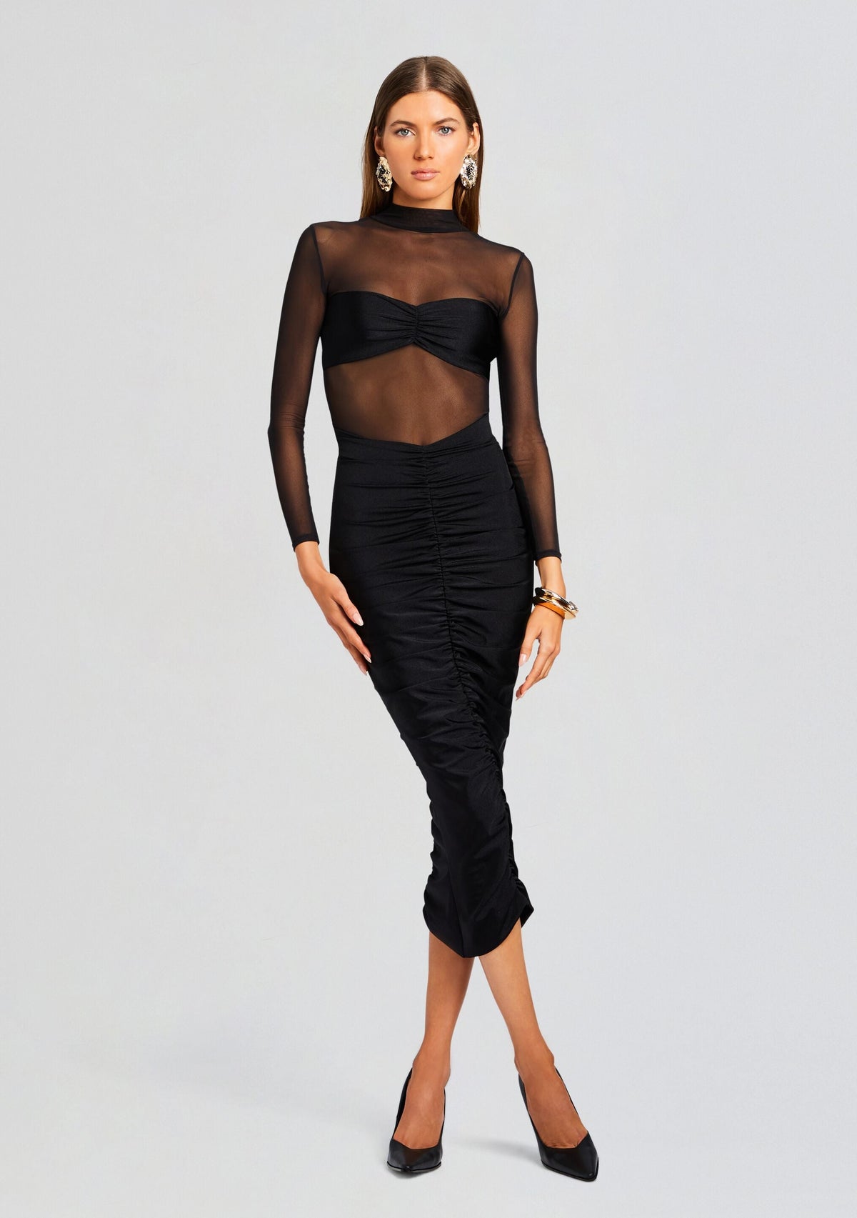 Levina Dress by SEROYA in Black, product image 1