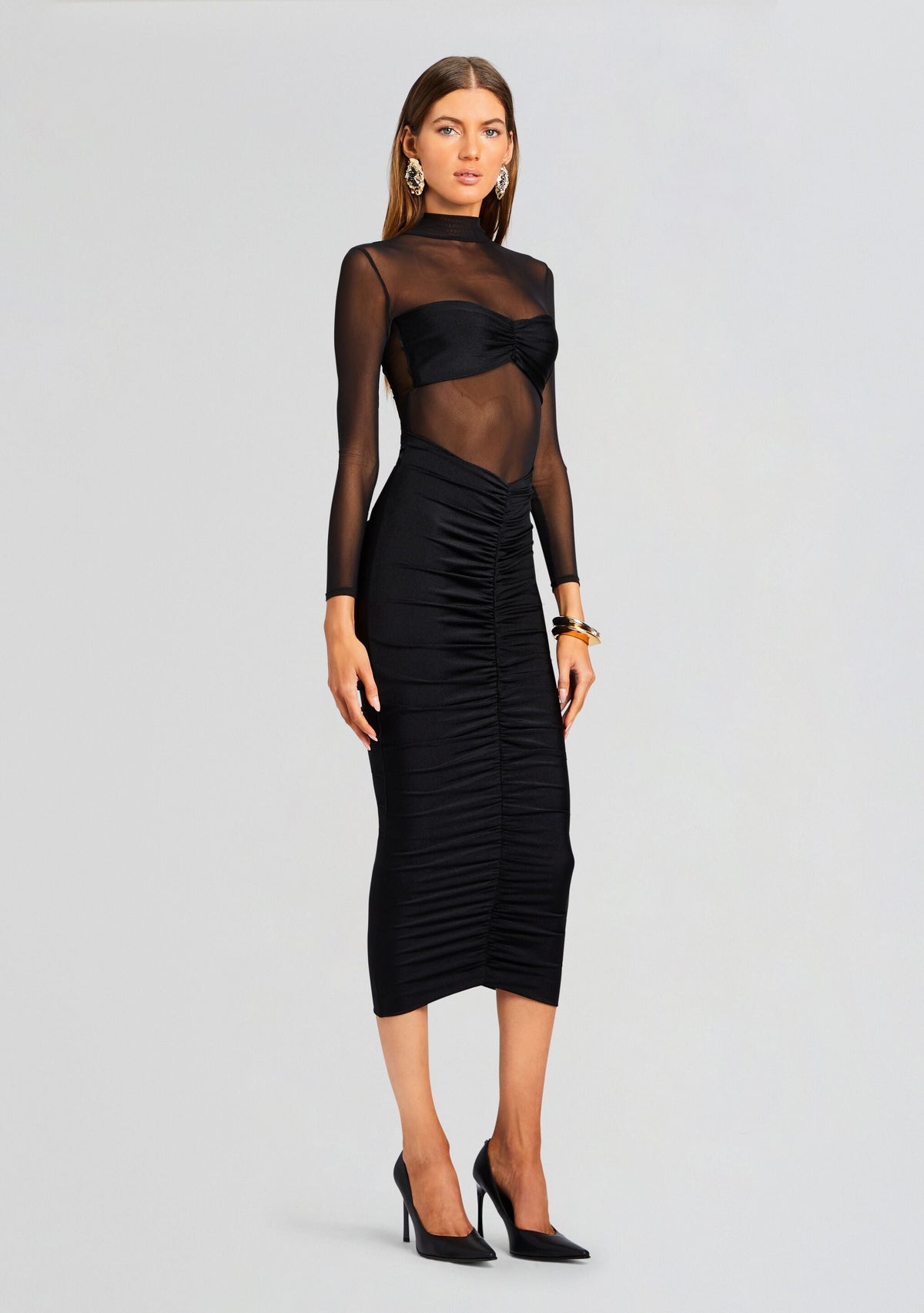 Levina Dress by SEROYA in Black, product image 3