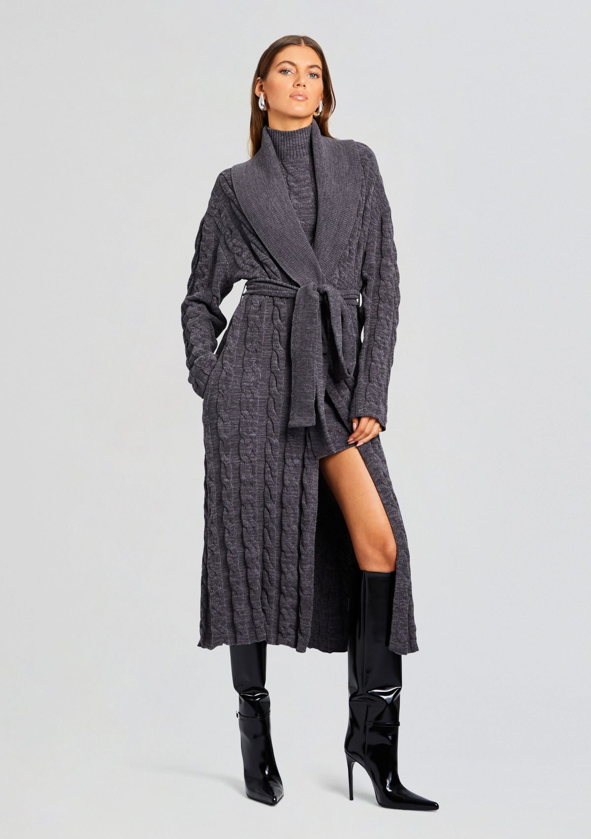 Nettie Duster by SEROYA in Pewter, product image 1