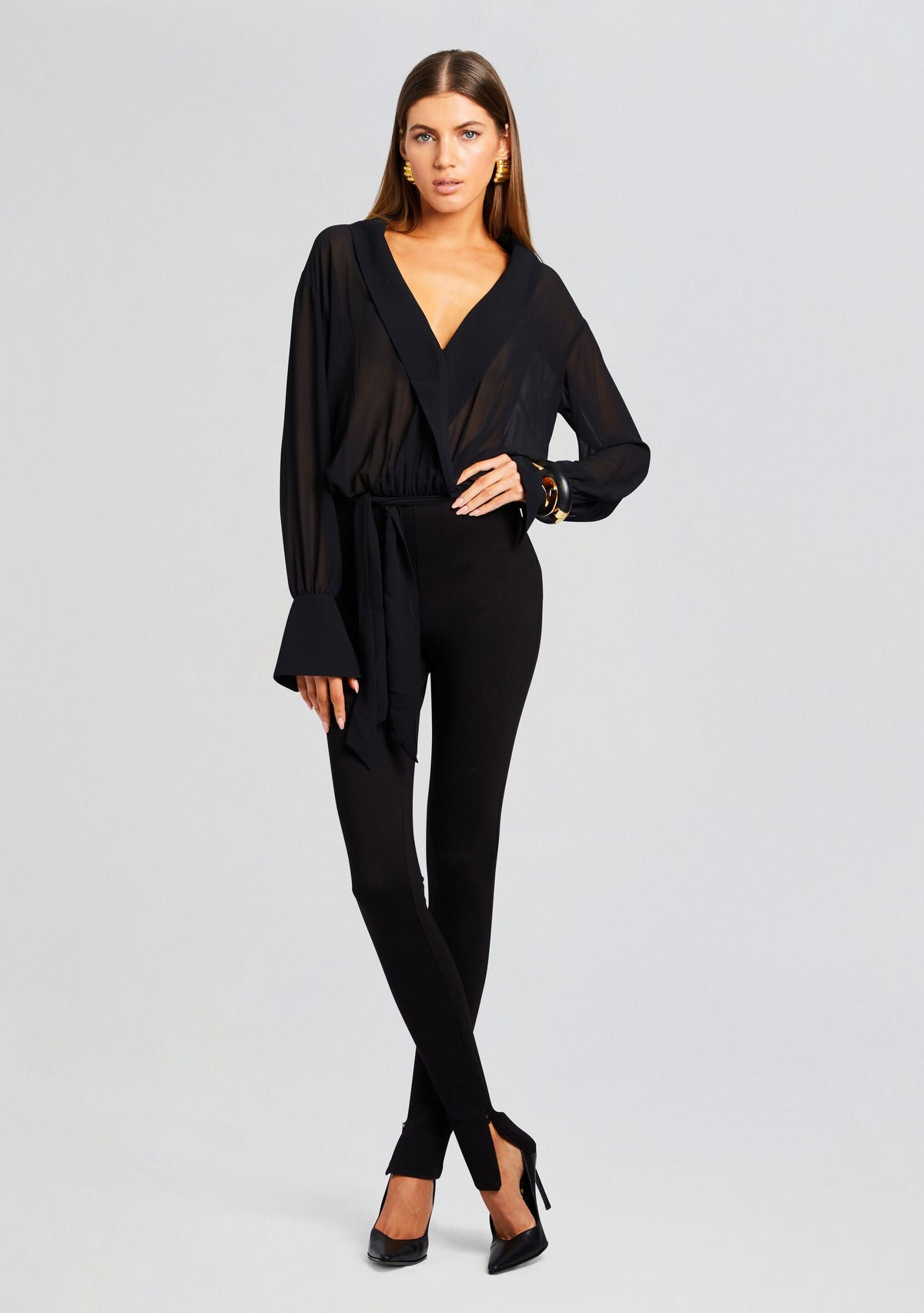 Orion Jumpsuit by SEROYA in Black, product image 5