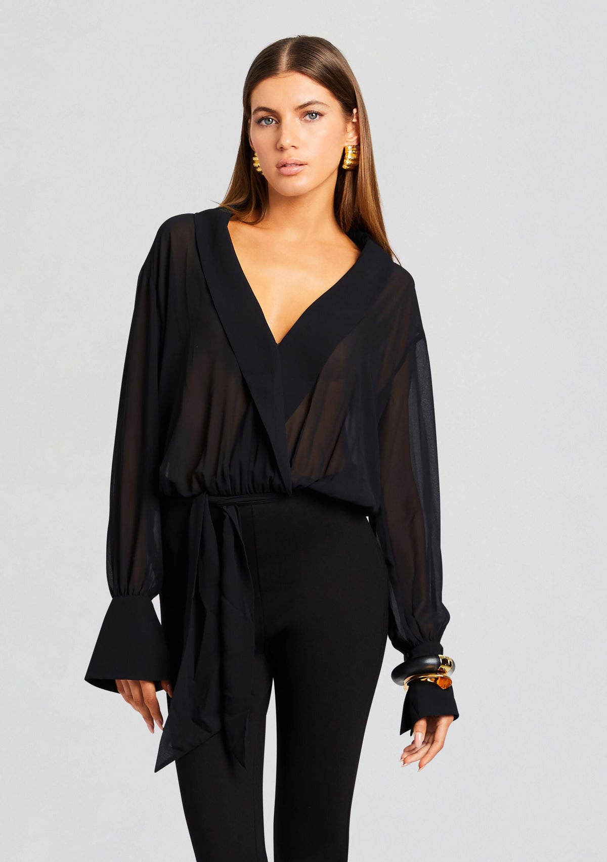 Orion Jumpsuit by SEROYA in Black, product image 2