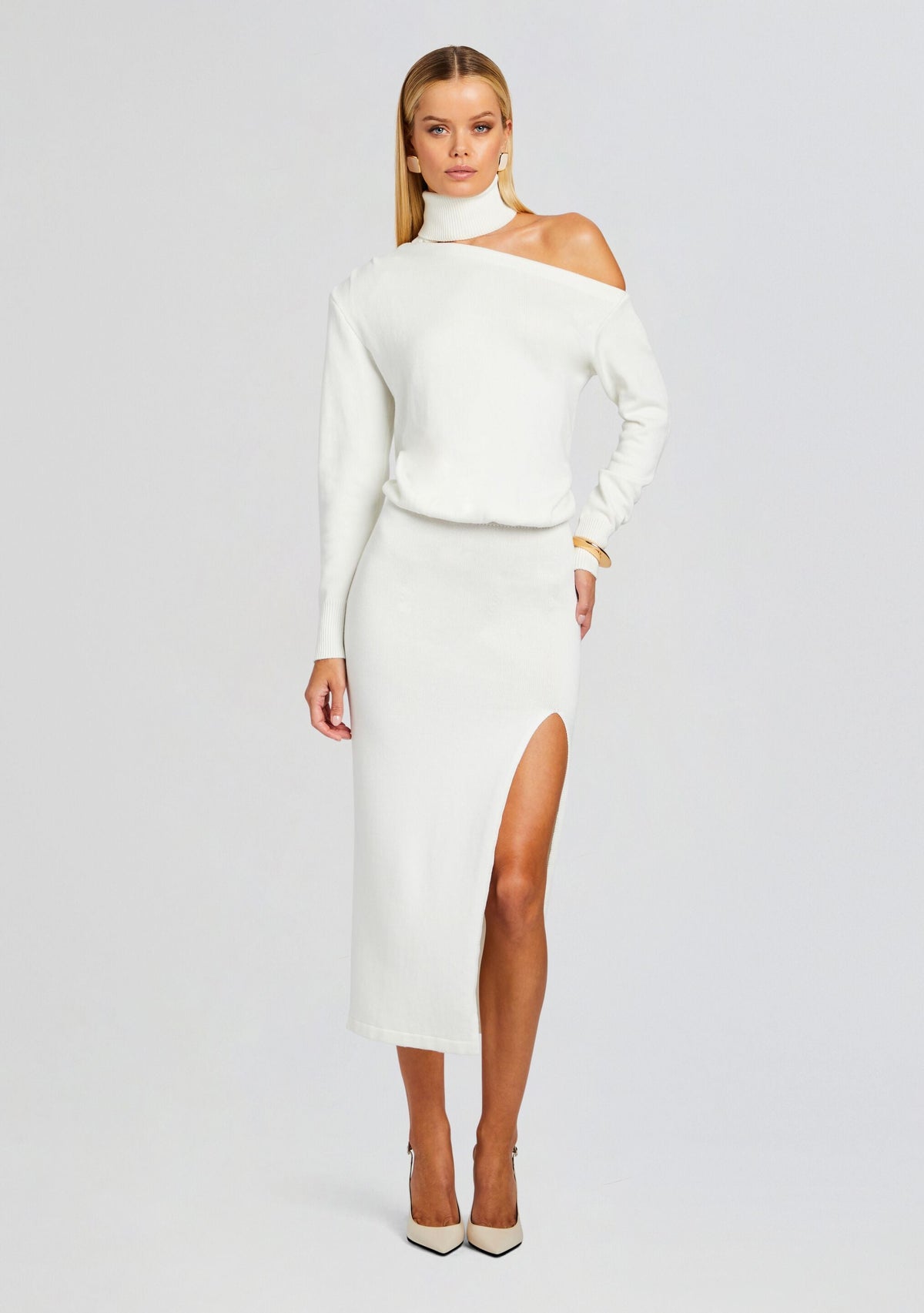 Charlotte Dress by SEROYA in White, product image 1