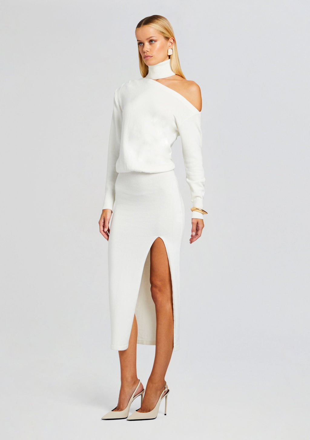 Charlotte Dress by SEROYA in White, product image 3