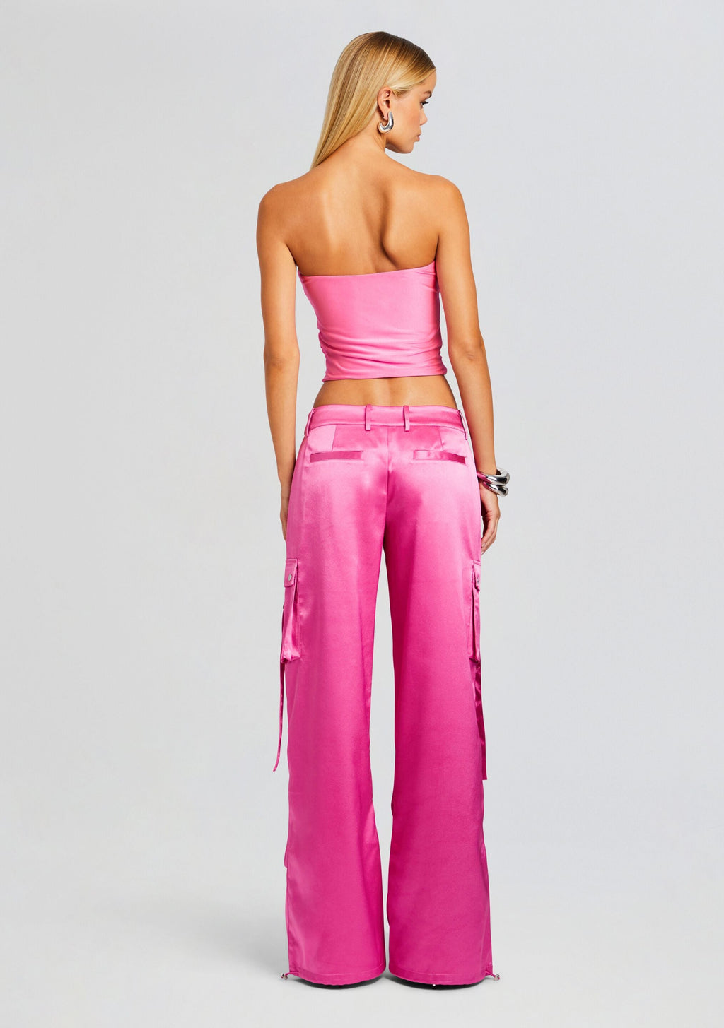 Debbi Strapless Top by SEROYA in Malibu Pink, product image 4
