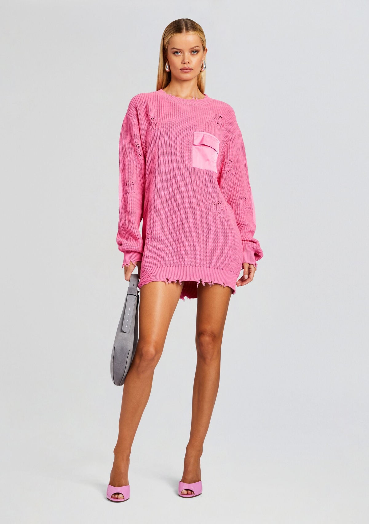 Devin Sweater by SEROYA in Malibu Pink, product image 5