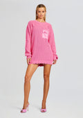 Devin Sweater by SEROYA in Malibu Pink, product image 1