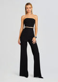 Glenda Jumpsuit by retrofête in Black/Silver, product image 1