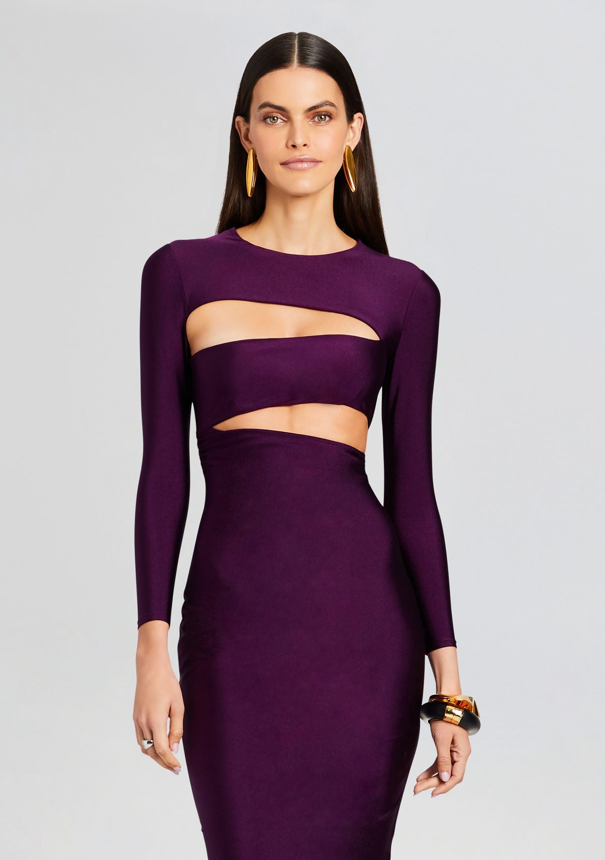 Kepla Dress by SEROYA in Eggplant, product image 2