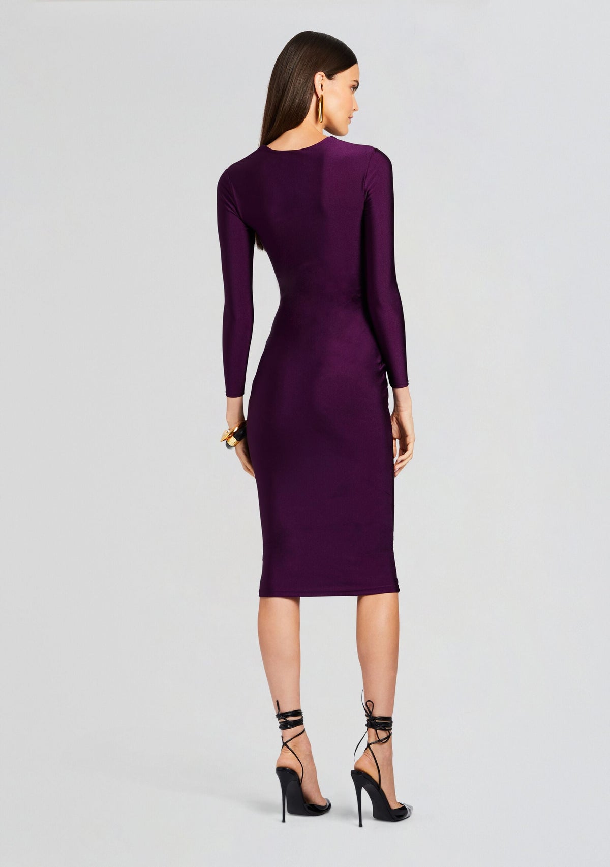 Kepla Dress by SEROYA in Eggplant, product image 3