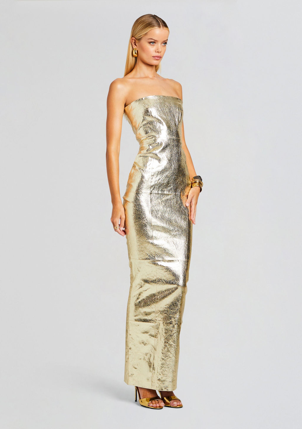 Lavonne Dress by retrofête in Gold, product image 3