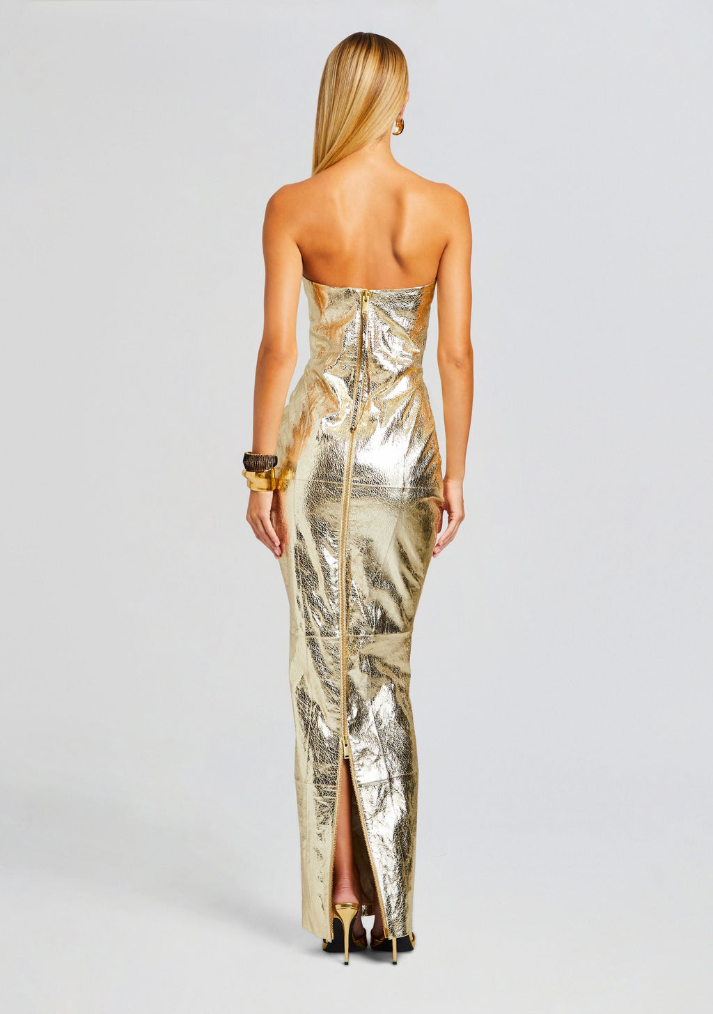 Lavonne Dress by retrofête in Gold, product image 4