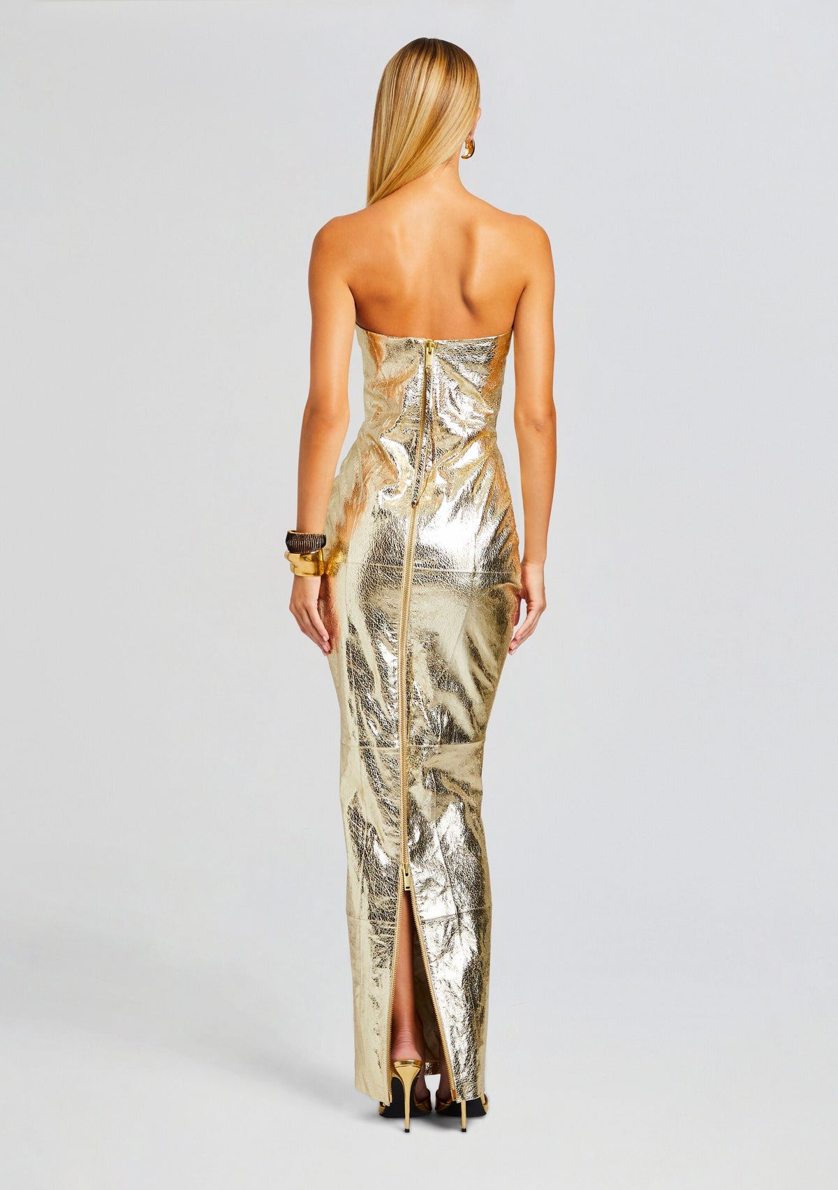 Lavonne Dress by retrofête in Gold, product image 4