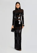 Melina Sequin Dress by retrofête in Black, product image 1