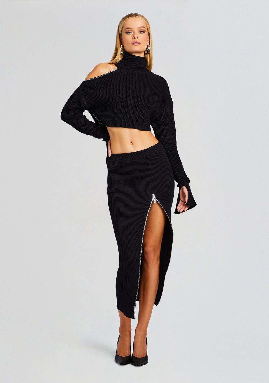 Nicolette Skirt by SEROYA in Black, product image 5