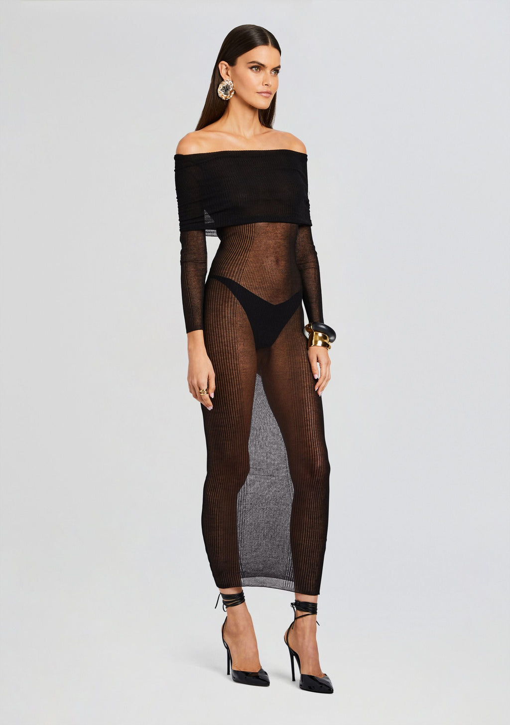 Tondra Dress by SEROYA in Black, product image 3