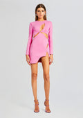 Ariel Long Sleeve Mini Dress by Mother of All in Pink, product image 1