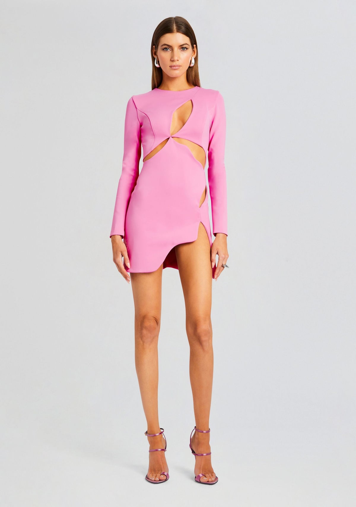 Ariel Long Sleeve Mini Dress by Mother of All in Pink, product image 1