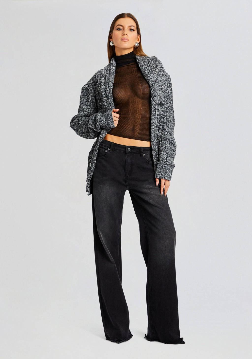 Cliff Robe by SEROYA in Charcoal, product image 2