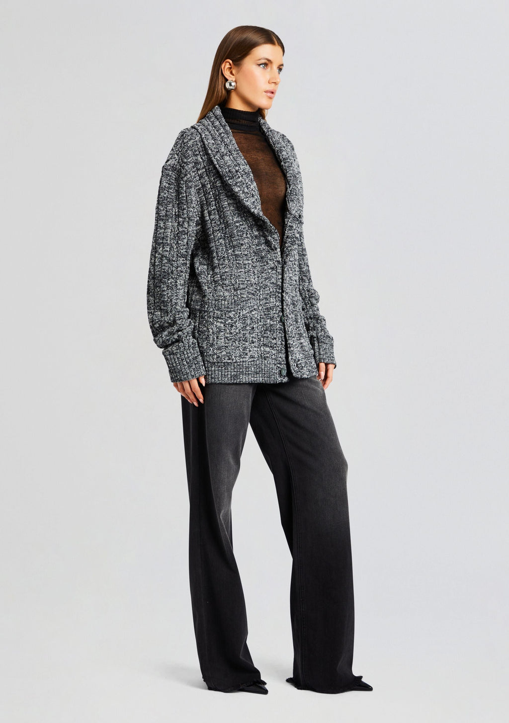 Cliff Robe by SEROYA in Charcoal, product image 3