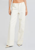 Margot Cuffed Boyfriend Jean by SEROYA in Off White, product image 1