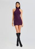 Mandy Dress by SEROYA in Eggplant, product image 1